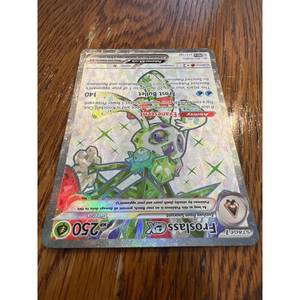 Pokemon Froslass ex 217/182 Paradox Rift Ultra Rare Full Art Tera Holo Card
